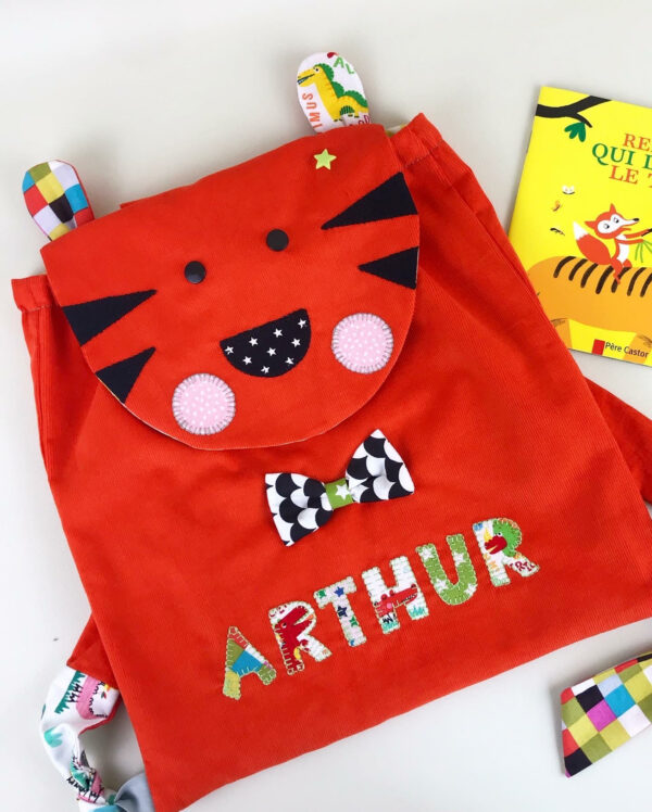 Sac à dos enfant personnalisé Arthur